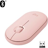 Мышь Logitech M350 Pebble (розовый) - Превью изображения №2 — Интернет-магазин Nexton
