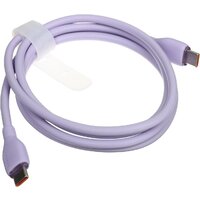 Кабель Baseus Pudding Series Fast Charging Cable 100W USB Type-C - USB Type-C (1.2 м, фиолетовый) - Превью изображения №2 — Интернет-магазин Nexton