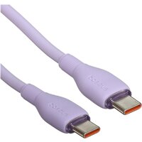Baseus Pudding Series Fast Charging Cable 100W USB Type-C - USB Type-C (1.2 м, фиолетовый)