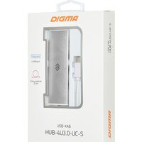 USB-хаб Digma HUB-4U3.0-UC-S - Превью изображения №6 — Интернет-магазин Nexton