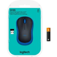 Мышь Logitech M185 (черный/синий) - Превью изображения №6 — Интернет-магазин Nexton