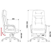 Офисное кресло Бюрократ DAO (белый) - Превью изображения №6 — Интернет-магазин Nexton