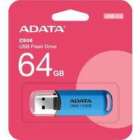 USB Flash ADATA C906 64GB (синий) - Превью изображения №3 — Интернет-магазин Nexton