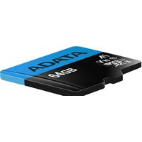Карта памяти ADATA Premier AUSDX64GUICL10A1-RA1 microSDXC 64GB (с адаптером) - Превью изображения №3 — Интернет-магазин Nexton