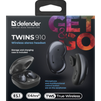 Наушники Defender Twins 910 (черный) - Превью изображения №7 — Интернет-магазин Nexton