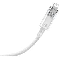 Кабель Baseus Explorer Series Fast Charging Cable with Smart Temperature Control 2.4A USB Type-A - Lightning (2 м, белый) - Превью изображения №3 — Интернет-магазин Nexton