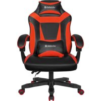 Игровое (геймерское) кресло Defender Master (черный/красный) - Превью изображения №2 — Интернет-магазин Nexton