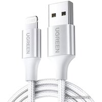 Ugreen US199 60162 USB Type-A - Lightning (1.5 м, серебристый)
