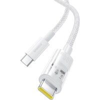Кабель Baseus Gem Fast-Charging Data Cable 100W USB Type-C - USB Type-C (1 м, белый) - Превью изображения №2 — Интернет-магазин Nexton