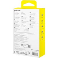 Кабель Baseus Gem Fast-Charging Data Cable 100W USB Type-C - USB Type-C (1 м, белый) - Превью изображения №7 — Интернет-магазин Nexton