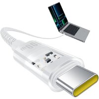 Кабель Baseus Gem Fast-Charging Data Cable 100W USB Type-C - USB Type-C (1 м, белый) - Превью изображения №4 — Интернет-магазин Nexton
