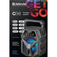 Беспроводная колонка Defender G98 - Превью изображения №9 — Интернет-магазин Nexton