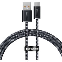 Baseus Dynamic Series Fast Charging Data Cable 100W USB Type-A - USB Type-C (1 м, серый)