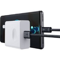 Кабель Baseus Dynamic Series Fast Charging Data Cable 100W USB Type-A - USB Type-C (1 м, серый) - Превью изображения №6 — Интернет-магазин Nexton