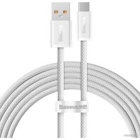 Baseus Dynamic Series Fast Charging Data Cable 100W USB Type-A - USB Type-C (2 м, белый)