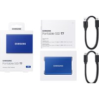 Внешний накопитель Samsung T7 1TB (синий) - Превью изображения №12 — Интернет-магазин Nexton