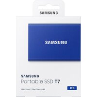 Внешний накопитель Samsung T7 1TB (синий) - Превью изображения №8 — Интернет-магазин Nexton