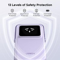Внешний аккумулятор Ugreen PB764 10000mAh (сиреневый) - Превью изображения №3 — Интернет-магазин Nexton
