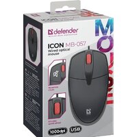 Мышь Defender Icon MB-057 (черный) - Превью изображения №4 — Интернет-магазин Nexton
