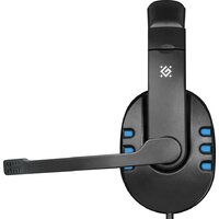 Наушники Defender Warhead G-160 (черный/синий) - Превью изображения №2 — Интернет-магазин Nexton