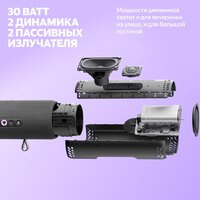 Умная колонка Яндекс Станция Стрит (черный) - Превью изображения №12 — Интернет-магазин Nexton