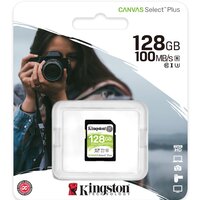 Карта памяти Kingston Canvas Select Plus SDXC 128GB - Превью изображения №3 — Интернет-магазин Nexton