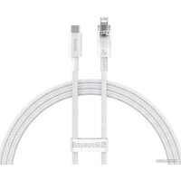 Baseus Explorer Series Fast Charging Cable with Smart Temperature Control 20W USB Type-C - Lightning (1 м, белый)