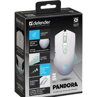 Игровая мышь Defender Pandora GM-502 (белый) - Превью изображения №3 — Интернет-магазин Nexton
