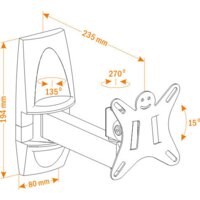 Кронштейн для телевизора Holder LCDS-5004 - Превью изображения №2 — Интернет-магазин Nexton