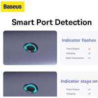 Док-станция Baseus UltraJoy Series 6-Port Hub Docking Station B00052802811-00 - Превью изображения №7 — Интернет-магазин Nexton