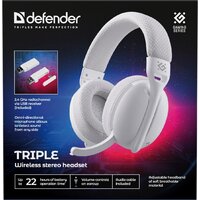 Наушники Defender Triple (белый) - Превью изображения №10 — Интернет-магазин Nexton