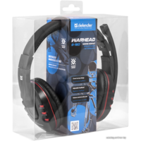 Наушники Defender Warhead G-160 (черный/красный) - Превью изображения №3 — Интернет-магазин Nexton