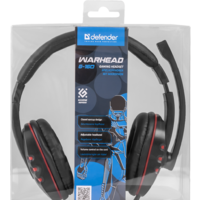 Наушники Defender Warhead G-160 (черный/красный) - Превью изображения №4 — Интернет-магазин Nexton