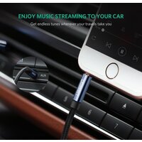 Кабель Ugreen AV112 3.5 мм - 3.5 мм (1 м, черный/синий) - Превью изображения №4 — Интернет-магазин Nexton