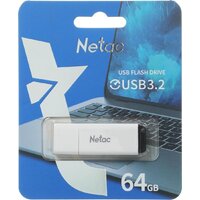 USB Flash Netac U185 USB3.2 64GB NT03U185N-064G-32WH - Превью изображения №5 — Интернет-магазин Nexton