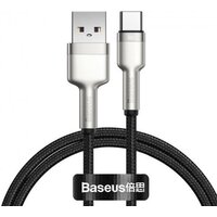 Baseus Cafule Series Metal Data Cable USB Type-A - Type-C 66W CAKF000001 (0.25 м, черный)