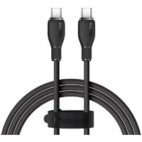 Baseus Pudding Series Fast Charging Cable 100W USB Type-C - USB Type-C (1.2 м, черный)