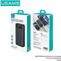Внешний аккумулятор Usams CD251 PB80 20000mAh (черный) - Превью изображения №2 — Интернет-магазин Nexton