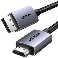Ugreen DP125 35843 DisplayPort - HDMI (3 м, черный)