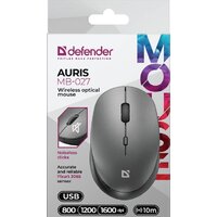 Мышь Defender Auris MB-027 (серый) - Превью изображения №3 — Интернет-магазин Nexton