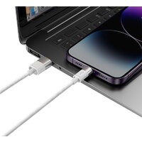 Кабель Baseus One-For-Three Fast Charging Data Cable 3.5A USB Type-A - USB Type-C/microUSB/Lightning (0.5 м, белый) - Превью изображения №11 — Интернет-магазин Nexton