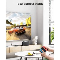 Переключатель Ugreen CM332 80125 4 x HDMI (с пультом ДУ, черный) - Превью изображения №2 — Интернет-магазин Nexton