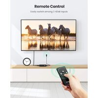 Переключатель Ugreen CM332 80125 4 x HDMI (с пультом ДУ, черный) - Превью изображения №5 — Интернет-магазин Nexton