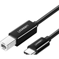 Ugreen US241 50446 USB Type-B - USB Type-C (2 м, черный)
