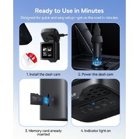 Видеорегистратор Baseus Dash Cam 4K BS-CM035 Cosmic Black C0119804 - Превью изображения №16 — Интернет-магазин Nexton