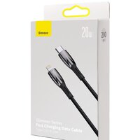 Baseus Glimmer Series USB Type-C - Lightning (2 м, черный)